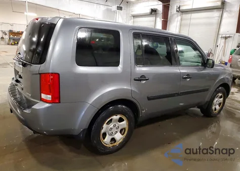 2009 Honda Pilot Lx z USA, uszkodzony, nr VIN 5FNYF48279B039438